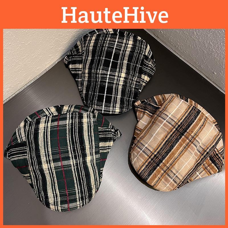 Artistic Urban Corduroy Shortbrim Hat With Adjustable Strap For Fall Streetwear