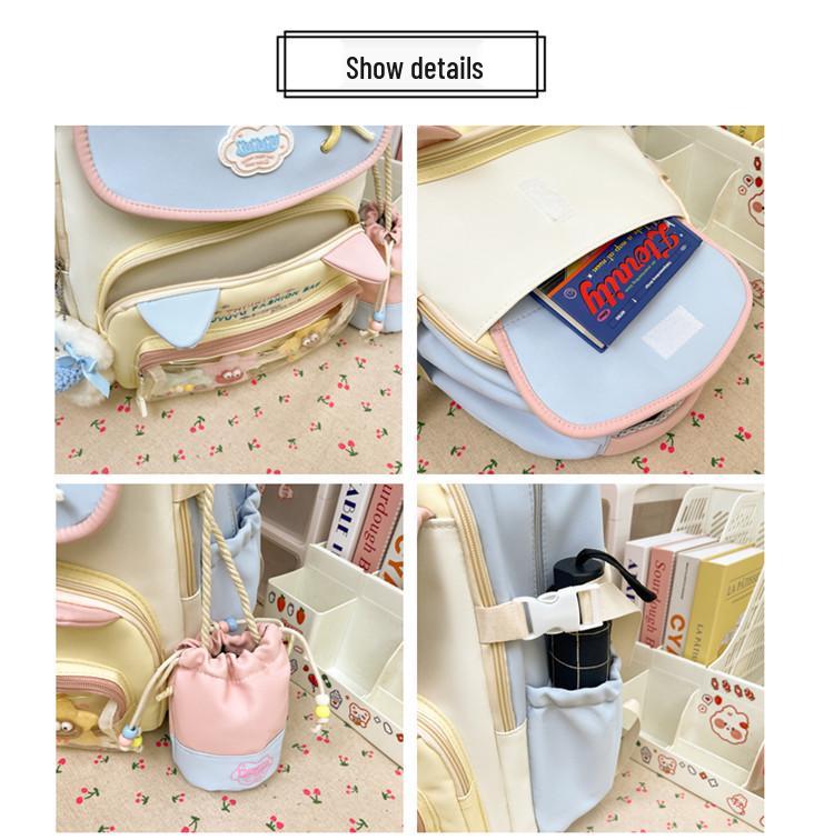 Star Cat High School & Middle School Large Capacity Backpack for Women