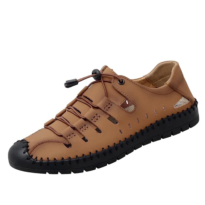 Designer Men's Shoes Summer Men's Sandals Trend  Outdoor Sandals for Man Original Brands Shoes Man's Leather Sandal Trending