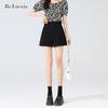 Women's 2024 Summer High-Waisted White A-Line Casual Wide-Leg Bootcut Shorts