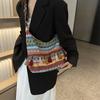 Large Capacity Hand Carry Fashion Fringed Leisure Bag 2025 Spring New Versatile Single Shoulder Armpit Tote