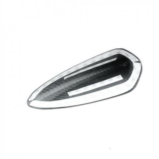 Carbon Fiber Car Roof Shark Fin Antenna Cover For Mazda Axela Hatchback 14-16