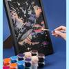 12ml/Stück Acrylpigment Hat Starke Deckkraft Wasserdicht und Lichtbeständig für Graffiti-Malerei auf Glas Stoff Steinen