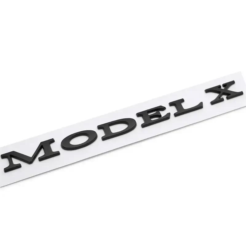 ABS Car Rear Sticker Letter Side Emblem Trunk Tail Badge for Tesla MODEL 3 MODEL S MODEL X Exterior Accessories