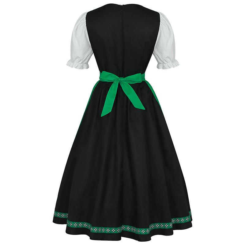 Bavarian Women's Oktoberfest Costume - Halloween Carnival Dungaree Set