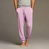 Men's Drawstring Pocket Cuffed Casual Pants Home Sleep Pants
