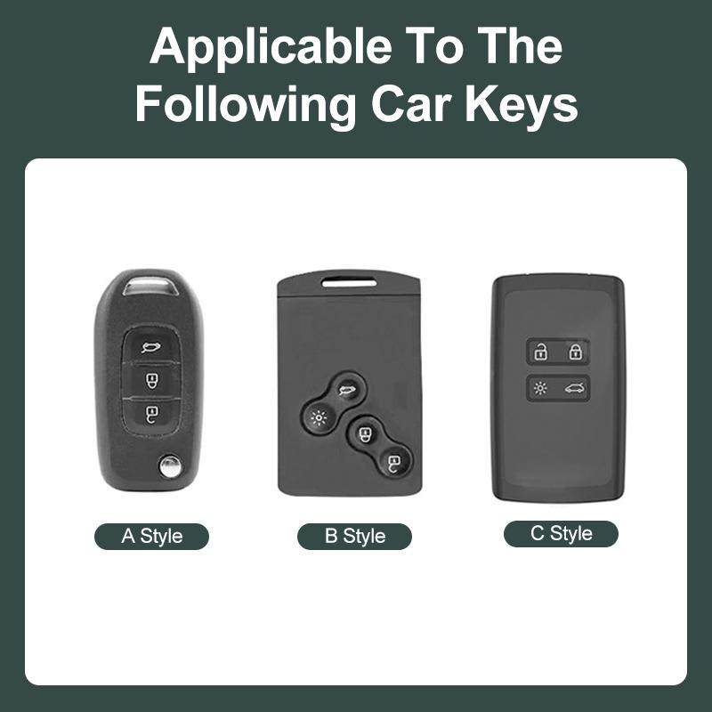 For Renault 2026 New Hub Caps Leather Car Key Cover for Renault Austral Kadjar Clio Megane Captur Arrana Kolaos Zoe Scenic Dacia