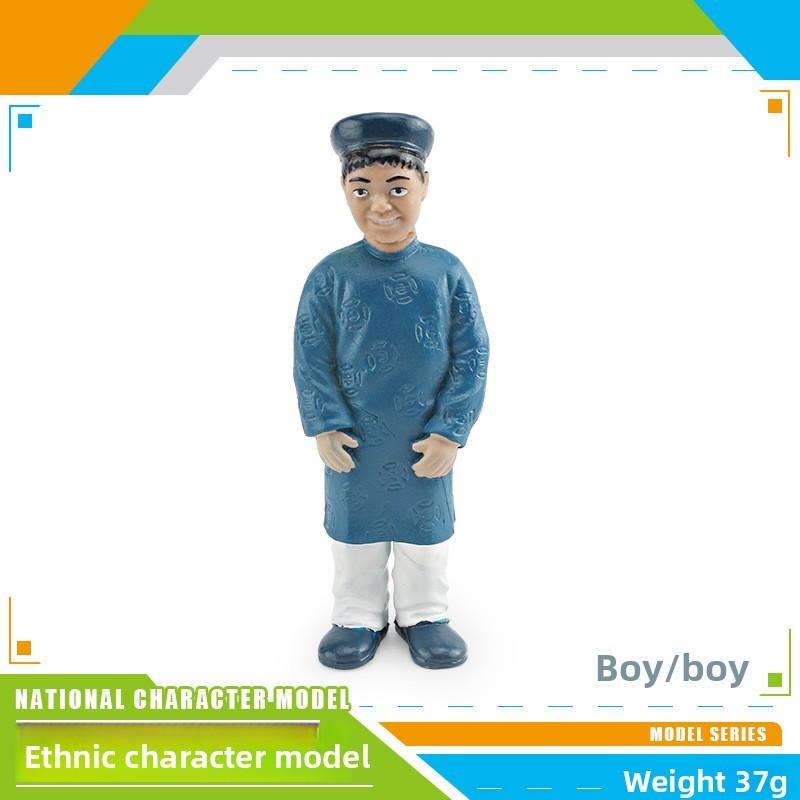 Authentic World Ethnic Pvc Figurine Set With Static Human Models For Collection And Gift