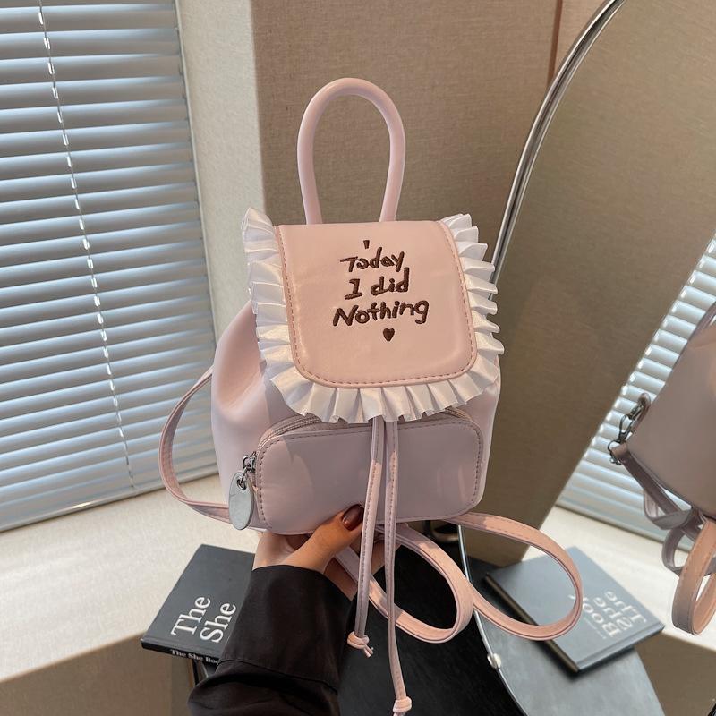 

Студенческий класс письмо простой рюкзак сумка женская 2025 лето новая модная сумка высокого класса