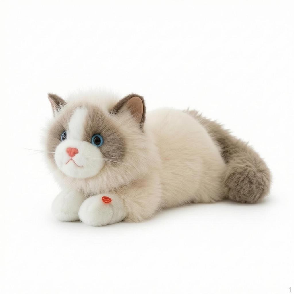 Stuffed Cat Soft Adorable for Bedtime, Nursery, Kids