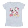 Disney Womens/Ladies Mickey And Minnie Christmas Kiss Cotton T-Shirt