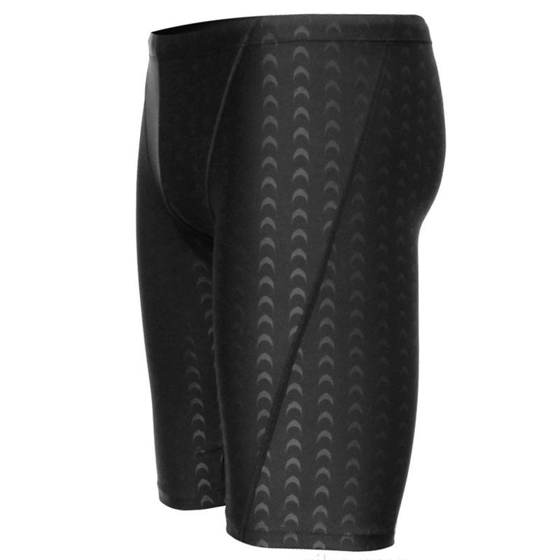 Erkek Mayo Hızlı Kuruyan Cilt Dostu İnce Nefes Alabilir Erkek Yüzme Şortu Yüzme Dalış Binicilik İçin Siyah Uzunluk 47cm