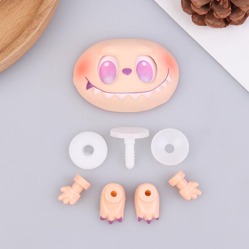 Labubu Vinyl Face 3Rd Big Into Energy Id Hand Foot Doll Accessories Facial Accessories Diy Blind Box Handmade Switching Emotions