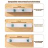 Food Film Dispenser Wrap Dispenser With Cutter Storage Box Aluminum Foil Stretch Film Cutter Kitchen Accessories
