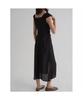 8seconds Dot Pattern Long Dress Black
