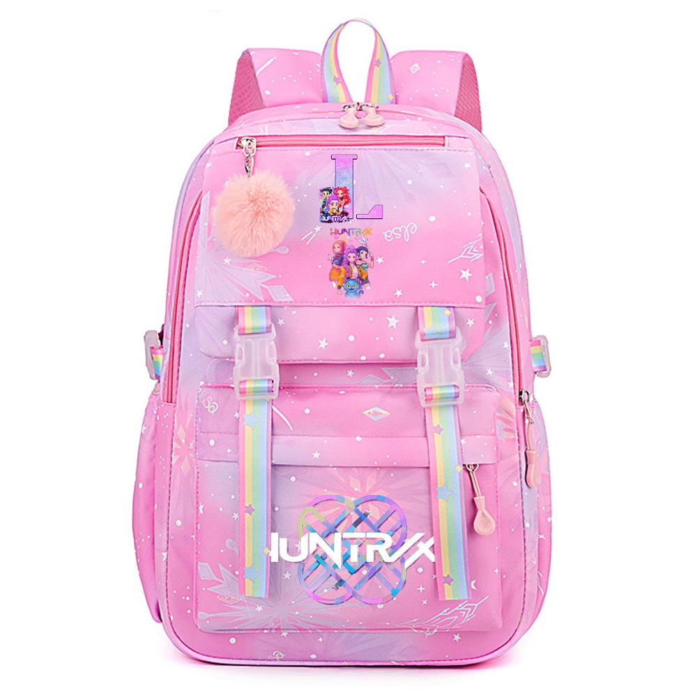 Rucsac Drăguț Anime K-Pop Vânători de Demoni Imprimat pentru Adolescent Student Fată Băiat Rucsac Rucsac Capacitate Mare Geantă de Călătorie Mochila