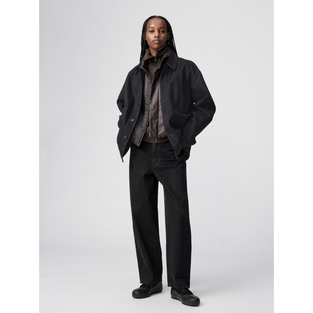 Uniqlo Japan Oversized Collar Denim Jacket