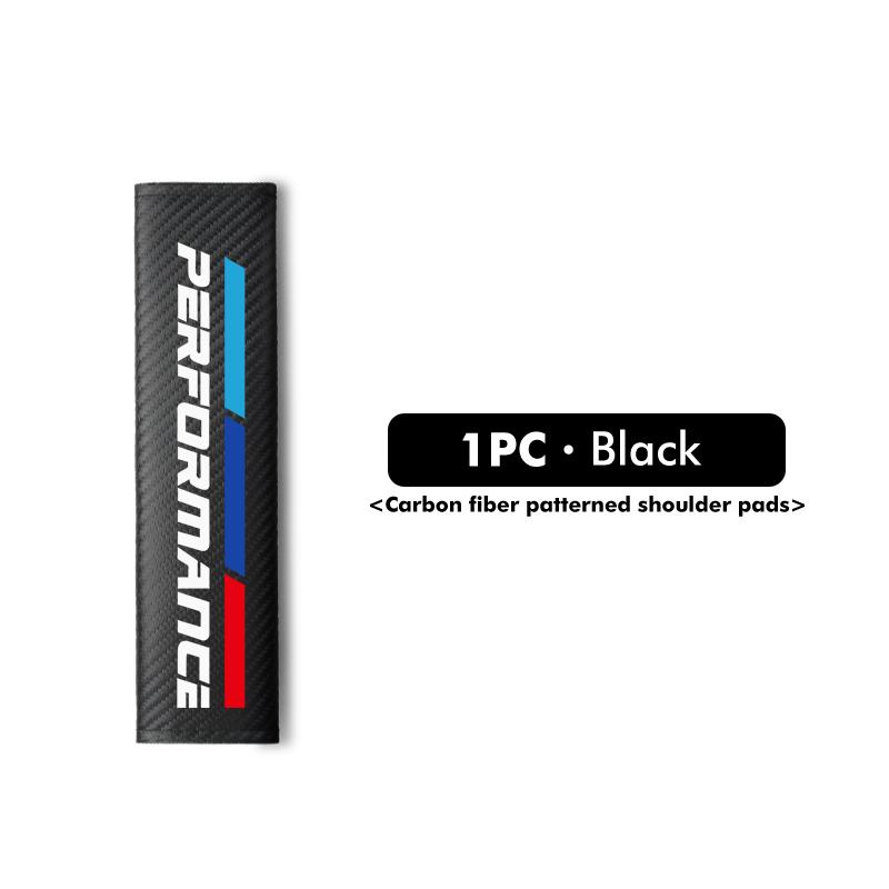 Carbon Car Seat Belt Cover Shoulder Protector Accessories For BMW Performance X1 M3 M6 F01 F02 E34 E36 E60 F10 F20 X6