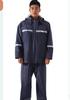 Knitted fabric split raincoat raincoat rain pants set whole body rainstorm prevention men and women motorcycle electric vehicle takeaway reflective