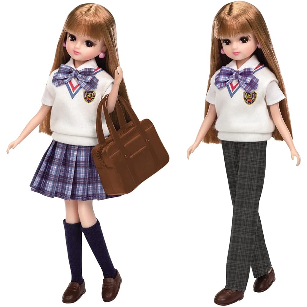 TAKARA TOMY (TAKARA TOMY) Licca-chan Dress LW-08 Licca-chan Seifuku Outfit Set, Dress Up, Playhou...