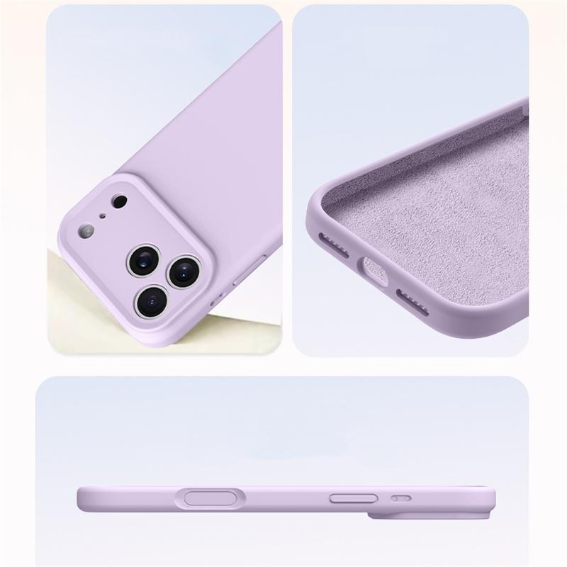Active Touch Camera Button Matte Liquid Silicone Case For iPhone 17Air 17 17Pro 17Pro Max Neon Color Lens Protection Back Cover