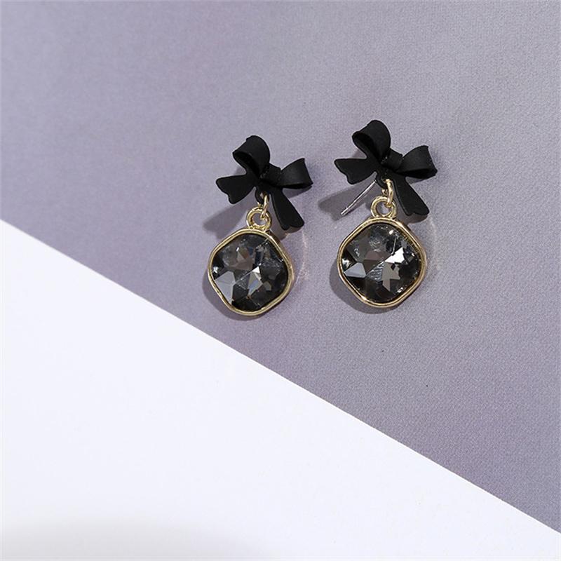 

1 пара романтичных элегантных серег с бантами для женщин, девушек, милые серьги-банты в стиле легкой роскоши, ювелирные аксессуары, подарки