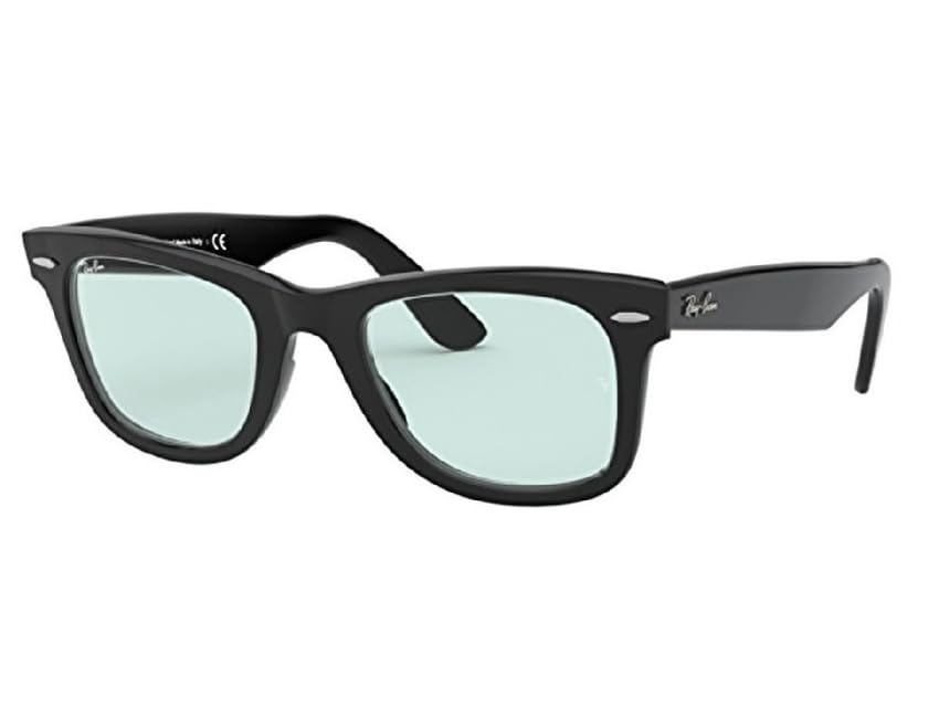 Ray-Ban WAYFARER RB2140F 901/64 52 Черный / Сине-серые линзы
