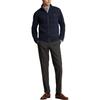 Polo Ralph Lauren FW23 Logo Embroidered Plain Knit Jacket Men Jackets Navy-Blue MNPOKNI16823155-410