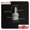 POM Anti-Corrosion Plastic Steel Connector with Internal and External Threads for Water Pipes and Tanks