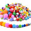 300pcs Fluffy Pom Poms Pet Cat Toys DIY Felt Craft Handmade Sewing Tool Home Decor for Hair Doll Greeting Cards Accessories XJM