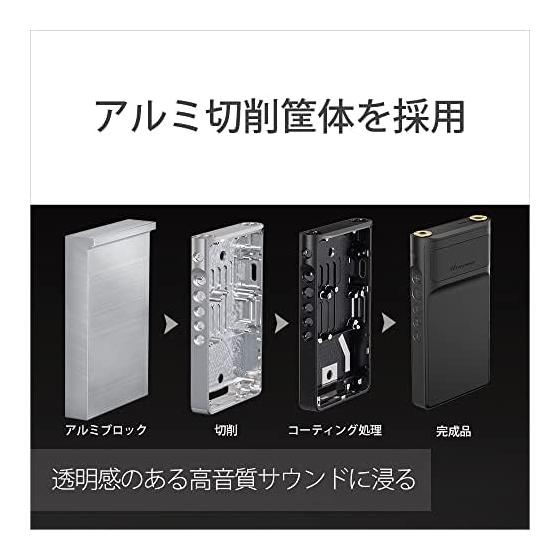 Sony Walkman 128GB WM1 Series NW-WM1AM2: Equipped with Android / Compatible with USB-TtpeC Cable / DSDDSD 11.2MHz Native Playback PCM 384kHz/32bit