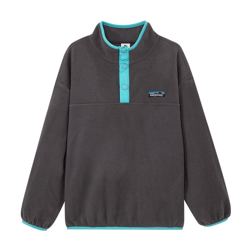 Детская толстовка Zuo Xi с флисовой подкладкой, цветные блоки, на молнии 140