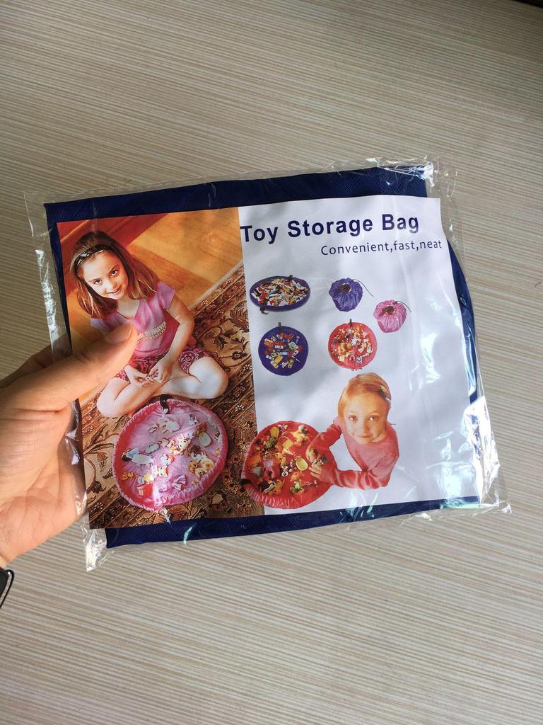Baby & Children's Toy Storage Bag - Quick Cleanup Educational Play & Building Block Mat (Medium)