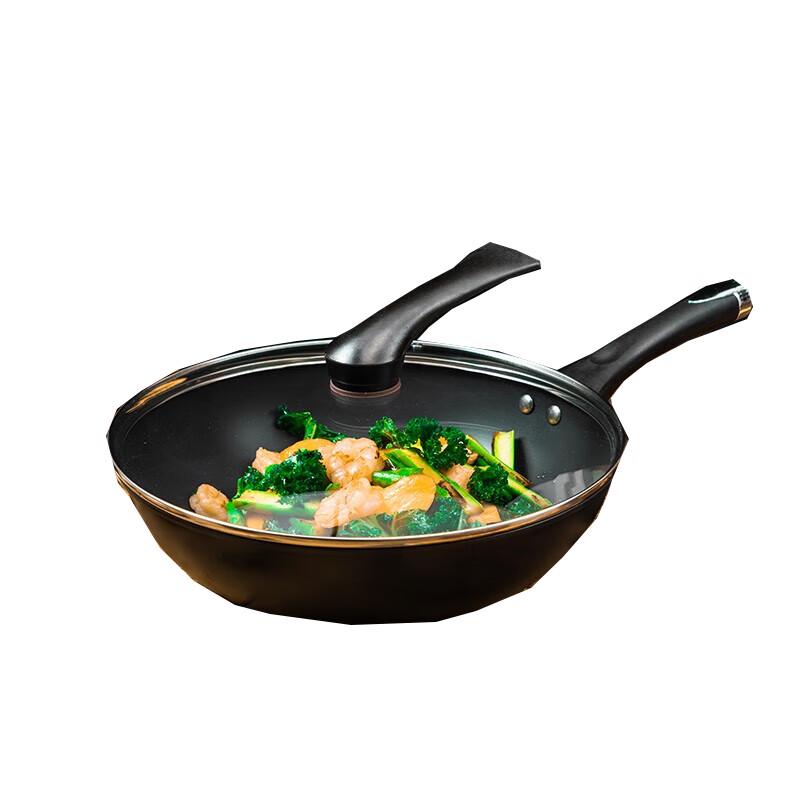 Shintan Titanium Alloy Wok Frying Pan