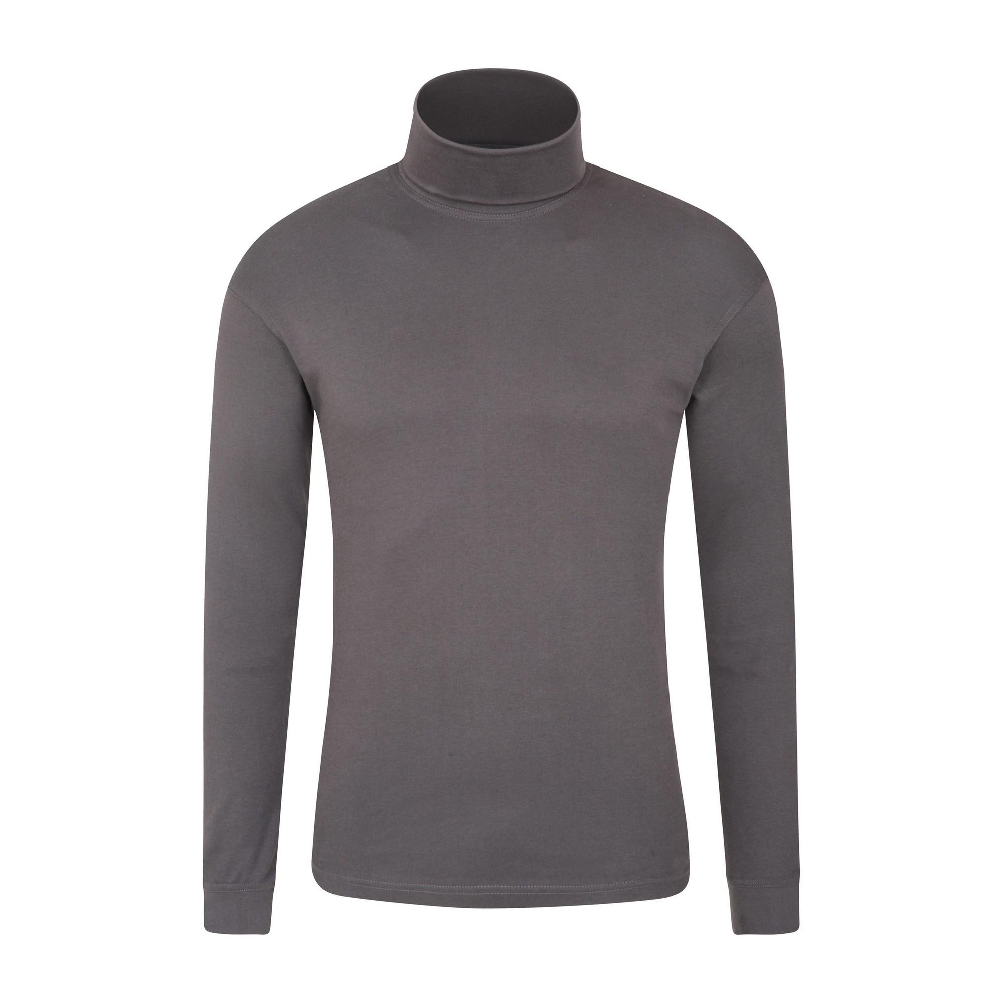 Top termico da uomo in cotone Meribel di Mountain Warehouse S colore grigio scuro