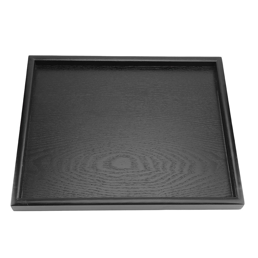 Rectangle Shape Solid Wood Tea Coffee Snack Food Meals Serving Tray Plate Restaurant Trays