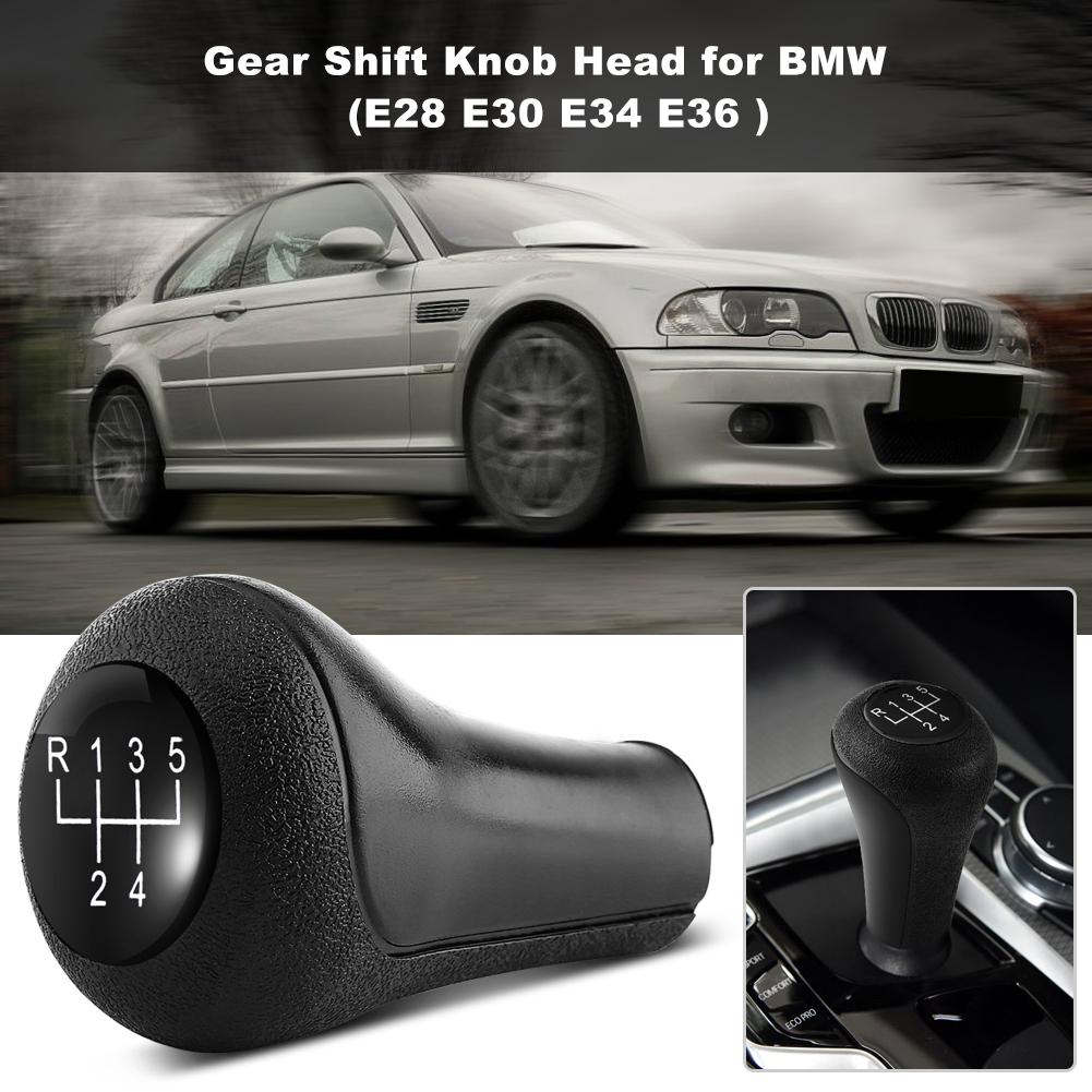 5 Speed Manual Car Gear Shift Knob Stick Head For E28 E30 E34 E36 Black