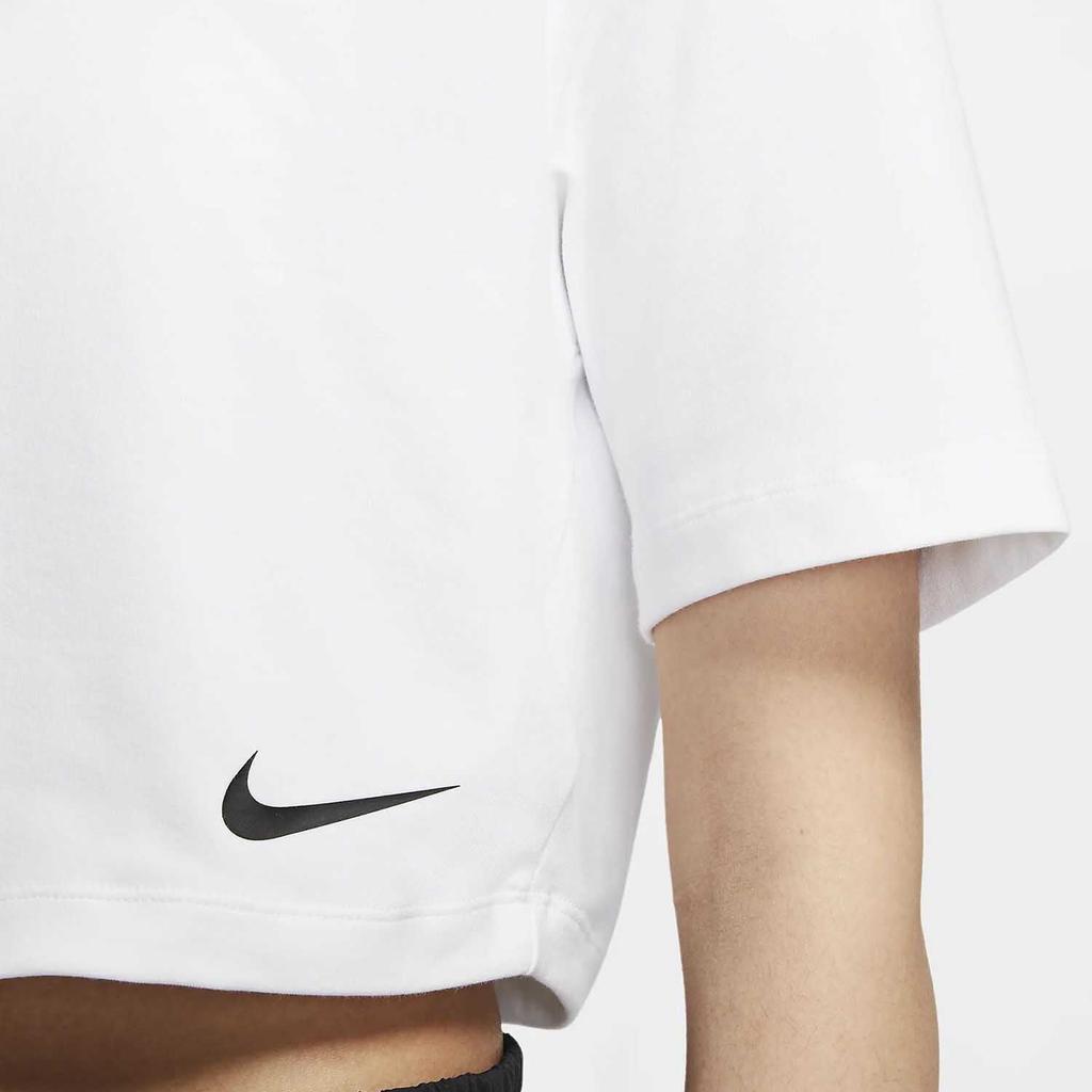 Nike T Shirts Women's White Stand Collar Moderate Other CJ3800-100