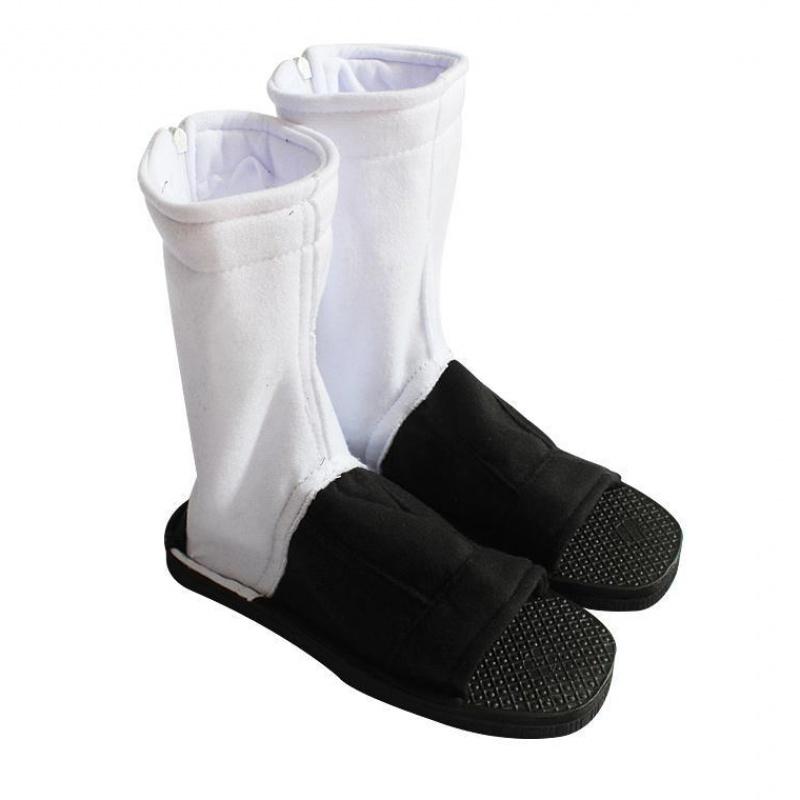 Sepatu Cosplay Ninja Uniseks Sepatu Shippuden Hitam Akatsuki Uzumaki Sakura  Sasuke Sepatu Sandal Penutup Luar Putih|Anime Costumes| - AliExpress