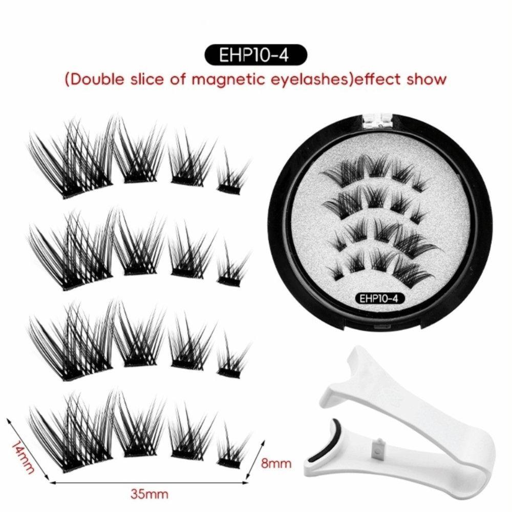 Natural Effect Magnetic Eyelashes 3D Beauty Eyelashes Supplies Reusable False Lashes  Daily Use