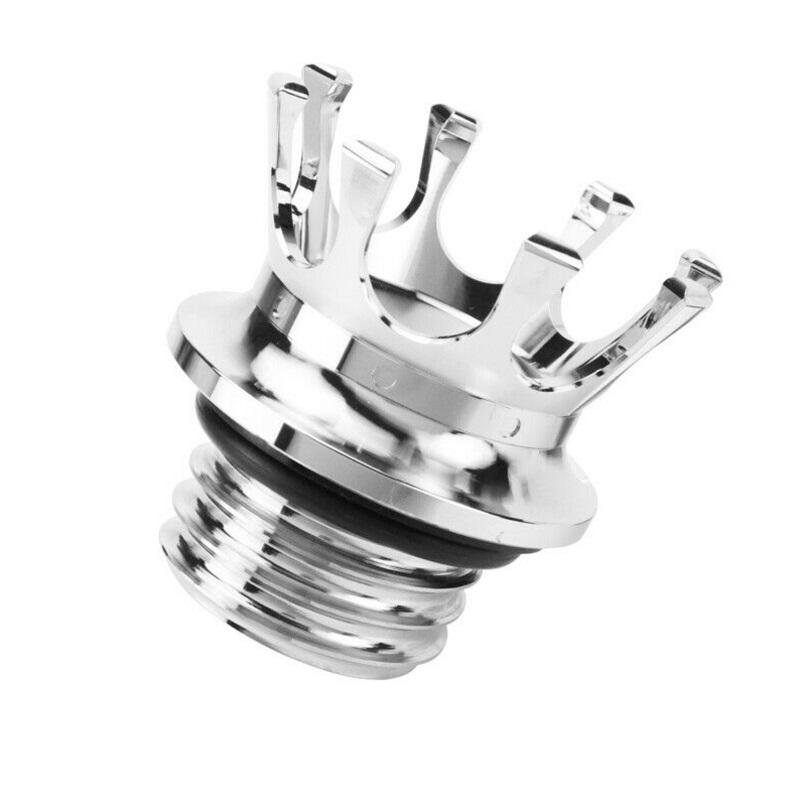 King Crown Style Vented Fuel Tank Cap Gas Cap For Harley Softail XL Dyna Road King Freewheeler Motorcycle Gas Cap