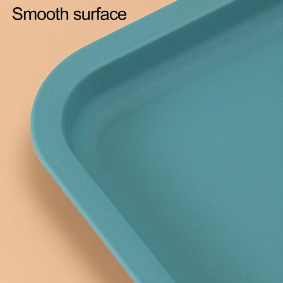 Fruit Storage Tray Nordic Style Pack Food Rectangular Storage Plate for Living Room