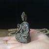 Miniature Buddha Statue of Yakushi Nyorai Antiqued Protective Principal Deity for and Rinzai Made of Promotes Recovery from Protection from and Good