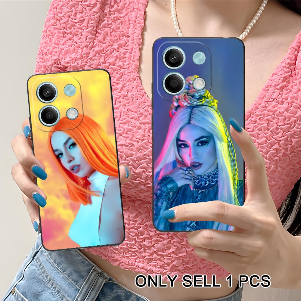 Fashion Ava Max Matte TPU Mobile Phone Case for Xiaomi Redmi Note 14 13 12 11 S Pro Plus 4G 5G Colorful Printing Cover