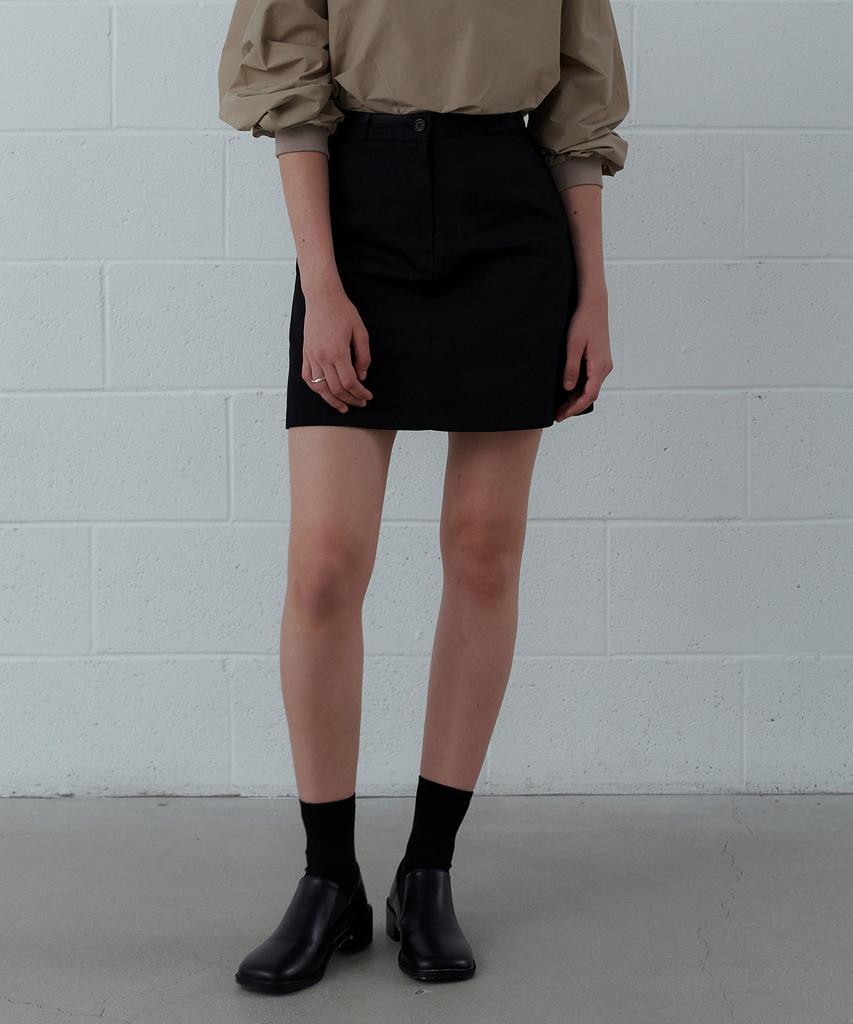 Yulago City Cotton Mini Skirt