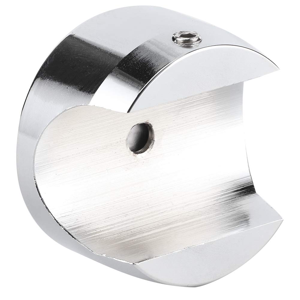 Motorcycle Thermometer, 1in 7/8in Handlebar Mount Thermometer ‑20℃ ‑ 50℃ Measuring Dial Weatherproof for Motorcycle(White)