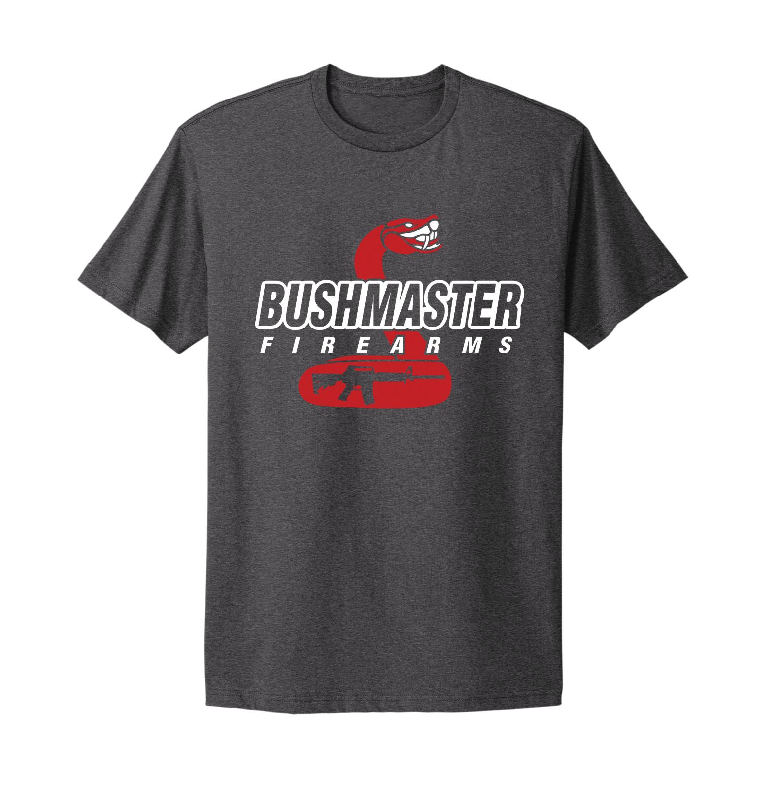 Bushmaster Guns Firearms Logo Unisex Grey T-shirt S