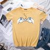 Neuartige kreative Spielkonsole 3D-gedrucktes Muster Damen-Shirt Kurzarm T-Shirt