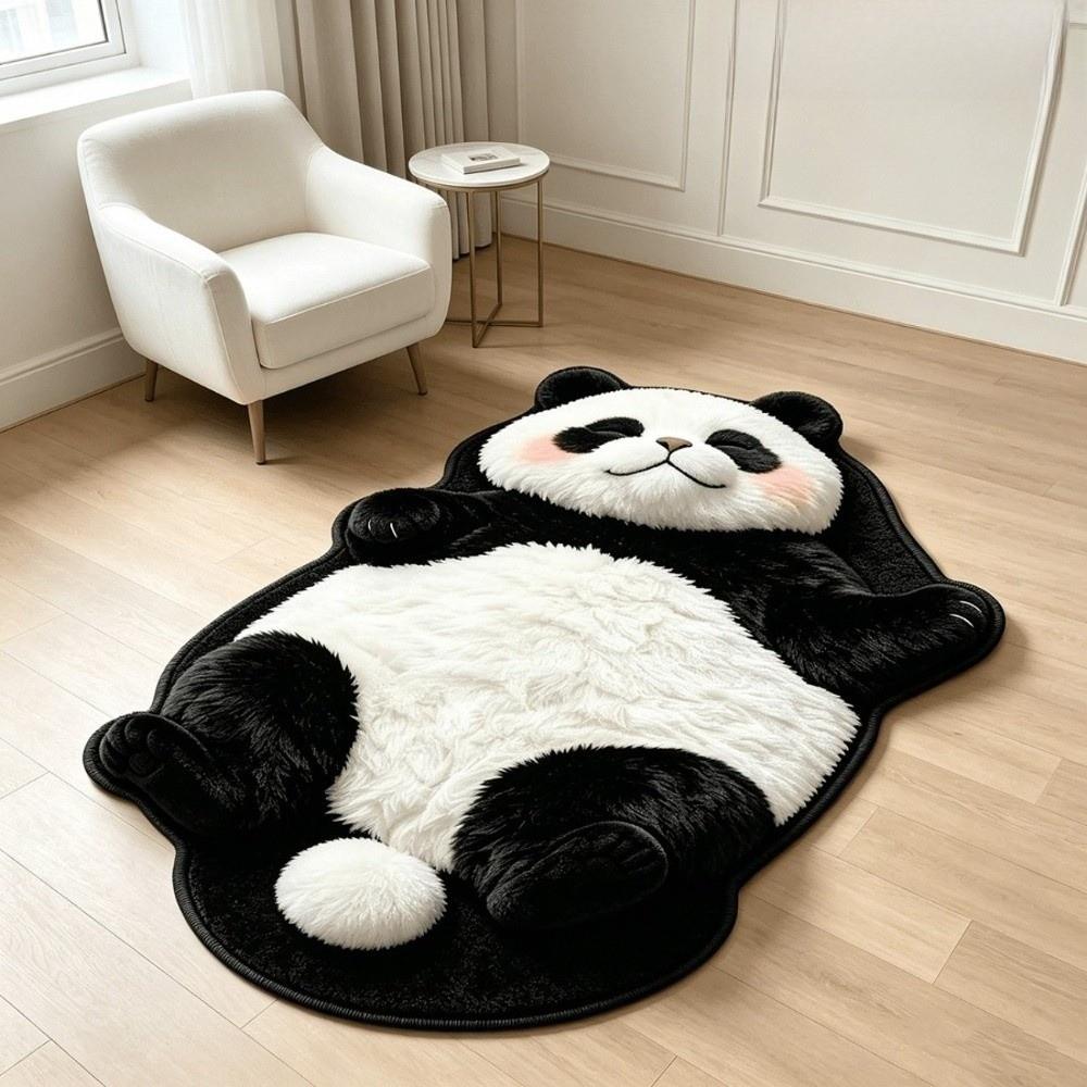 Non-Slip Home Decor Carpet Anti-fouling Dog-Shaped Floor Mat Cartoon Carpet for Bathroom Entrance