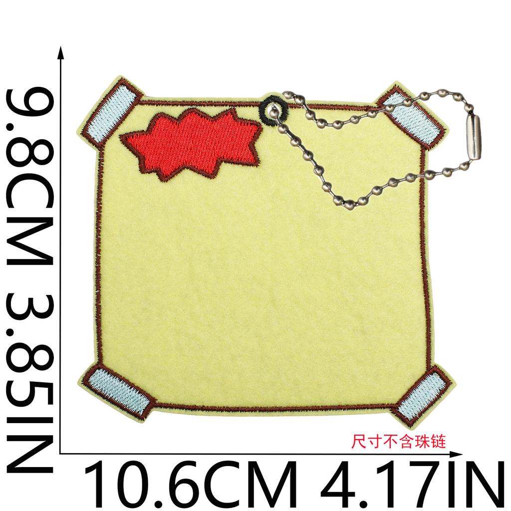 Like Thumb Pendant Cloth Sticker Decoration Red House Diy Luggage Tag Production Felt Chassis Ins Brand Bag Pendant